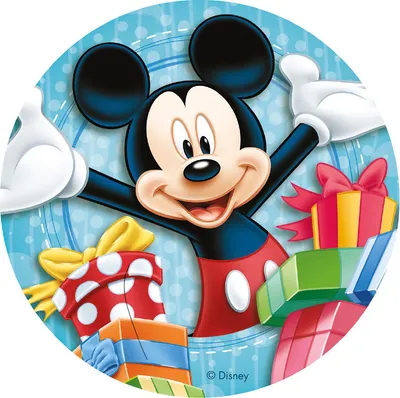 Produktbild von Fondantplatte für Mickey-Torte und Geschenke