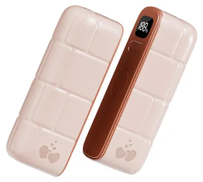 Produktbild von Zimilo 2 in 1 Magnetischer Handwärmer Wiederaufladbar, 6000mAh Elektrischer Taschenwärmer mit LED Display, 3 Heizstufen, Beidseitiger Heizun, Rosa