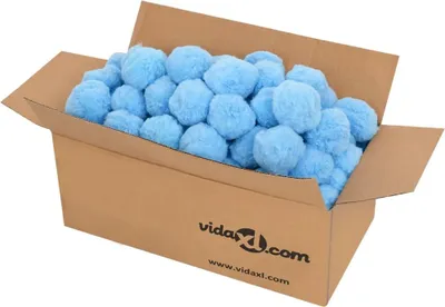 Produktbild von vidaXL Pool-Filterbälle Antibakteriell Blau 1400 g Polyethylen