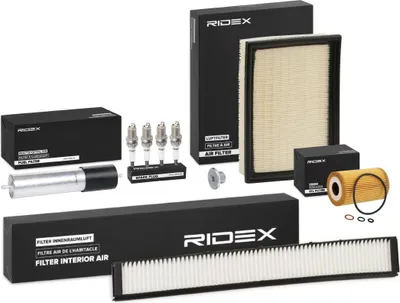 Produktbild von RIDEX Inspektionspaket Filterset für BMW 3 Limousine (E46) 3 Touring (E46) 3 Coupe (E46)