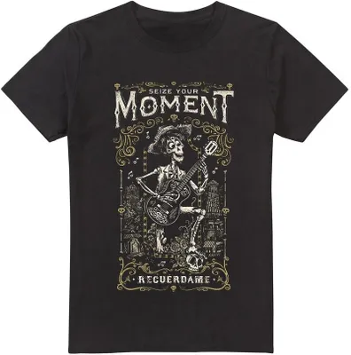 Obrázok produktu pre Coco - Tričko "Seize Your Moment Recuerdame" pre mužov TV3787 (3XL) (čierna)
