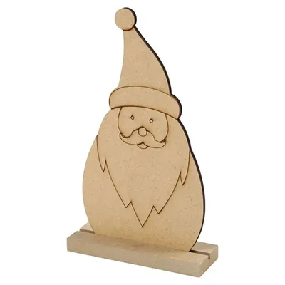 Obrázek produktu pro Dřevěná vánoční figurka Santa Claus