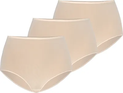 Produktbild von Teyli 3er Pack: Hohe Taille Mesh Slip Retro Female 306-3 beige L