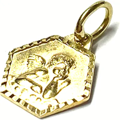 Produktbild von Anhänger 333/- Gold Schutzengel Kettenanhänger  GOTT SCHÜTZE DICH
