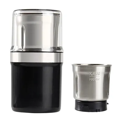 Produktbild von Tragbare elektrische Kaffeemühle, wiederaufladbar, 200 ml Becher, Mahlgrad einstellbar, für Espresso, Mokka, Handfilter, French Press, Cold Brew