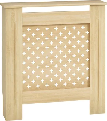 Obrázek produktu pro Kryt radiátoru - MDF Kryt radiátoru - 78 x 19 x 82 cm - Do obývacího pokoje - Dub