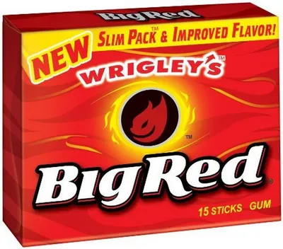 Produktbild von Wrigleys Kaugummi Big Red Zimt, 15 Streifen
