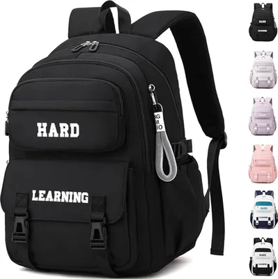 Produktbild von Schulrucksack Mädchen Teenager Rucksack Schulranzen Jungen Multi Bag Wasserdicht Schulranzen Rucksack Tagesrucksäcke Großer Rucksack
