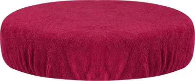 Produktbild von Hockerbezug aus Frottee in Fuchsia für Kosmetikhocker mit 180g/m² Flächengewicht