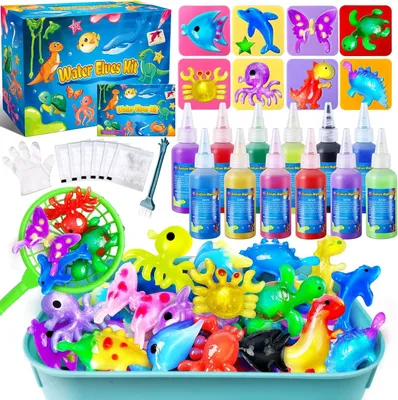 Productafbeelding van Magic Water Elf, 12 kleuren DIY Aqua Fairy knutselset voor kinderen