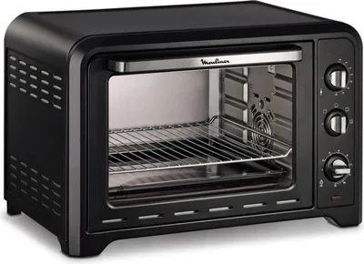 Image de Four Optimo Mécanique 39 L-2000 W-gril 1000 W-6 Modes Dont Chaleur Tournante-noir - Moulinex