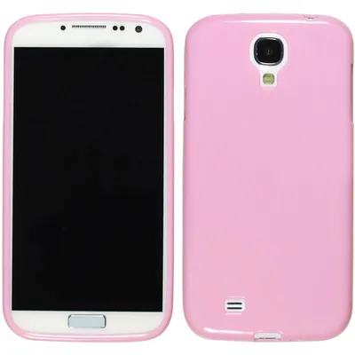 Produktbild von PhoneNatic Case kompatibel mit Samsung Galaxy S4 - rosa Silikon Hülle Candy + 2 Schutzfolien