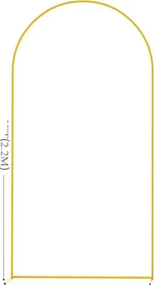 Immagine prodotto di Struttura metallica per arco nuziale, resistente, facile da montare, dimensioni 4 x 2,2 metri, colore oro