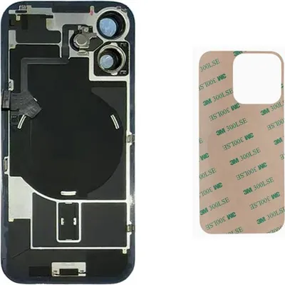 Produktbild von OEM iPhone 17 Akkudeckel Backcover Rückseite Glas Rückglas + Dichtung Weiß