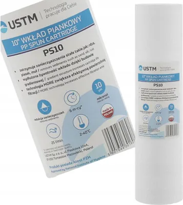 Obrázek produktu pro Polypropylenová vložka USTM 10", 10 mcr, na mechanické nečistoty