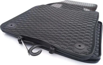 Immagine prodotto di Tappetini in gomma adatti per Audi A3 8Y dal 2020 (solo TFSI mild hybrid) Tappetini in gomma per tutte le stagioni Inodore 4 pezzi neri Design a nido d'ape resistente alle intemperie