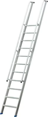 Produktbild von Profi Stufenleiter Mod. 222 mit 2 Handläufen - Stufenanzahl: 11, Länge: 4,08 m