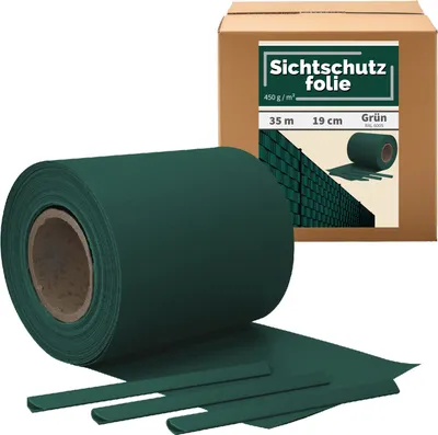 Sichtschutzfolie grün 35m