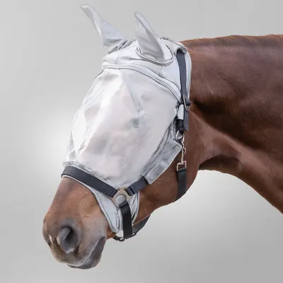 Immagine prodotto di Waldhausen Maschera antimosche Premium per cavezza con protezione per le orecchie