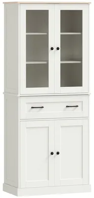 Obrázek produktu pro Kuchyňská skříň, spíž s zásuvkou | Barva: krémová | Rozměry: 76 x 40 x 182,5 cm