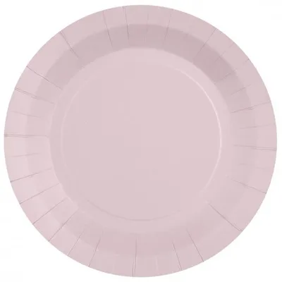 Produktbild von Santex Pappteller hellrosa 10 Stück 22,5 cm Durchmesser