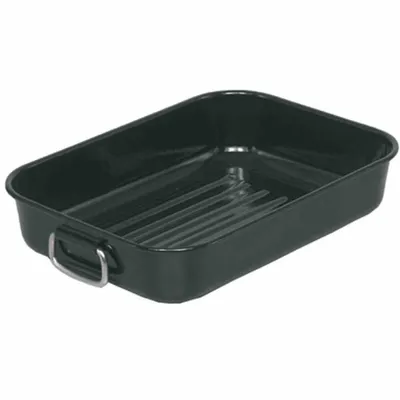Produktbild von Krüger 140-43 Grill-/Auflaufform 43cm emailliert, schwarz (1 Stück)