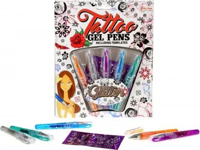 Produktbild von Toi-Toys 45622A - 5 Tattoo Gelstifte Glitzerstifte Malen
