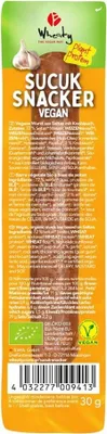 Produktbild von Wheaty Sucuk Snacker, Vegetable snacks, Sellerie, Gluten, Senf, Soja, 30 g, Palmöl, 30 g