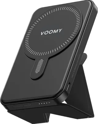 Produktbild von VOOMY Kompakte Powerbank 6000mAh - Klein & Leicht - Externer Akku - Power Bank mit Schnelllader- USB-C und USB-A Kompatibilität