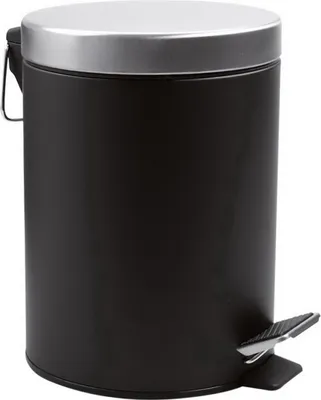 Produktbild von HomeLine 12 L Tretmülleimer Tret-Abfalleimer Mülleimer 613-400543 schwarz