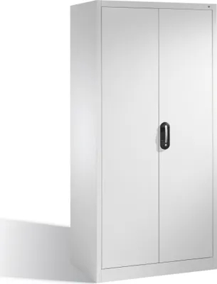 Produktbild von C+P Werkzeugschrank mit Drehtüren, innen 4 Böden, H1950xB930xT600mm Front Lichtgrau Korpus Lichtgrau