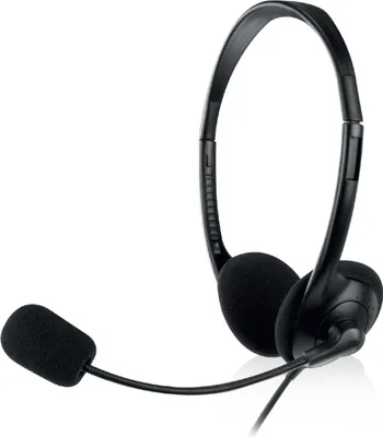 Obrázek produktu pro Ewent EW3568, Kabel, Hovory/hudba, 20 - 20000 Hz, 70 g, Sluchátka s mikrofonem, Černá