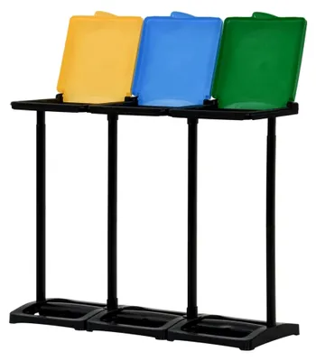 Produktbild von Müllsackständer mit Deckel 240-330 L Mehrfarbig
