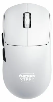 Zdjęcie produktu dla CHERRY XTRFY CX-M68W-PRO-WHITE, Po prawej stronie, RF Wireless, 26000 DPI, Czarny, Biały