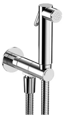 Produktbild von Sapho Wandventil mit Handbrause und Sicherheitssperre, rund, Chrom