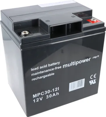 Produktbild von Multipower MP30-12C Blei Akku 12 Volt 30Ah mit M6 Schraubanschluss