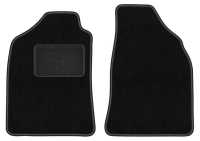 Productafbeelding van Velours voormatten voor Mazda BT-50 2007-2012 – 2-delig, zwart, op maat – Wielganizator LUX