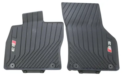 Original S3 Premium Gummi-Fußmatten Matten SET für Audi A3 und S3 8V – Produktansicht
