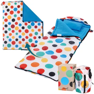 Produktbild von Skandika Deckenschlafsack Sovro | Schlafsack Outdoor für Erwachsene, 3 Jahreszeiten
