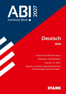 Produktbild von STARK Deutsch - Abi - Auf einen Blick! 2027 NRW