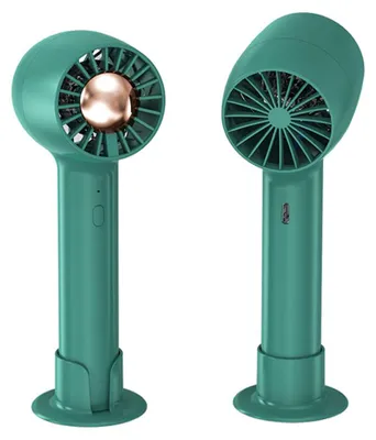 Produktbild von Tragbarer Handventilator mit wiederaufladbarem USB-Akku, ideal für Outdoor-Reisen und Camping