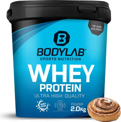 Produktbild von BODYLAB Whey Protein - 2000g - Cinnamon Roll