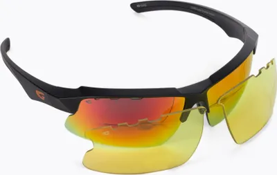 Image de GOG Faun Lunettes de vélo noir et jaune E579