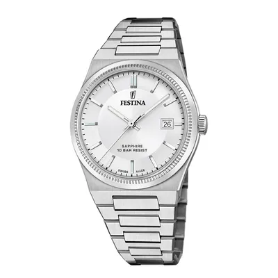 Produktbild von Festina F20034/1 Herrenuhr Swiss Made Rivé 40mm 10ATM