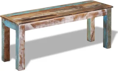 Zdjęcie produktu dla Ławka z drewna odzyskanego, 110x35x45 cm