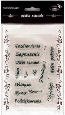 Obrázok produktu pre Kreatívne pečiatky Poľské nápisy 2