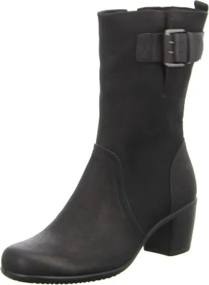 Produktbild von Ecco Damen Leder Stiefel mit Reißverschluss, EUR 39, ca. 6 cm Absatz, normale Schaftweite