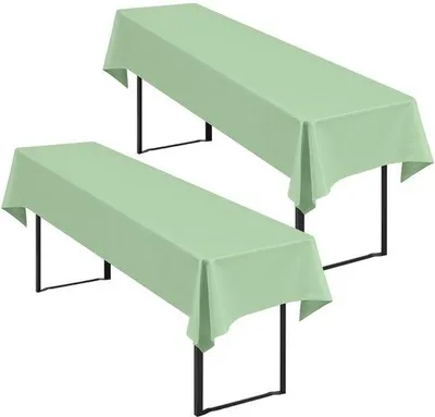 Produktbild von Grüne Tischdecke 100x250cm waschbar für Biertisch