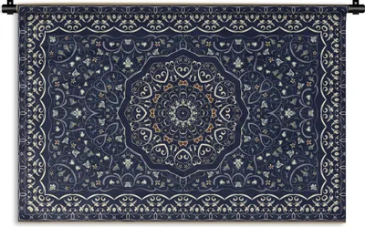 Produktbild von MuchoWow® Wandteppich Wandbehang Persischer Teppich - Mandala - Teppich - Blau 150x100 cm Tapisserie Dekoration Wandtuch - Waschbar - Tapisserien - Wand-Decke