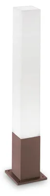 Obrázok produktu pre Ideal Lux IdealLux 213088 EDO OUTDOOR PT1 SQUARE Záhradný stĺpik GX53 1x15W IP44 Káva